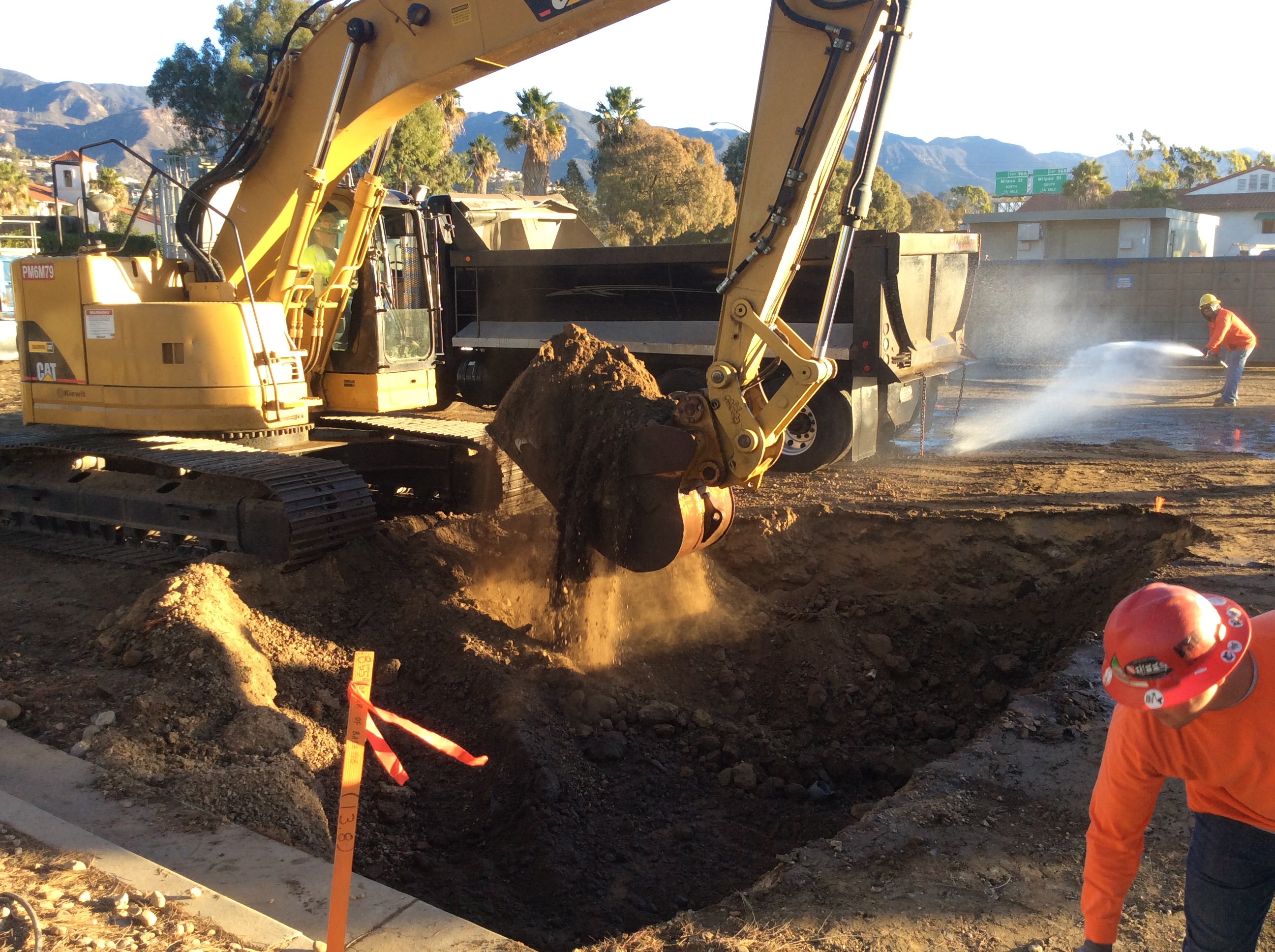 Desal Dig Hole New Construction
