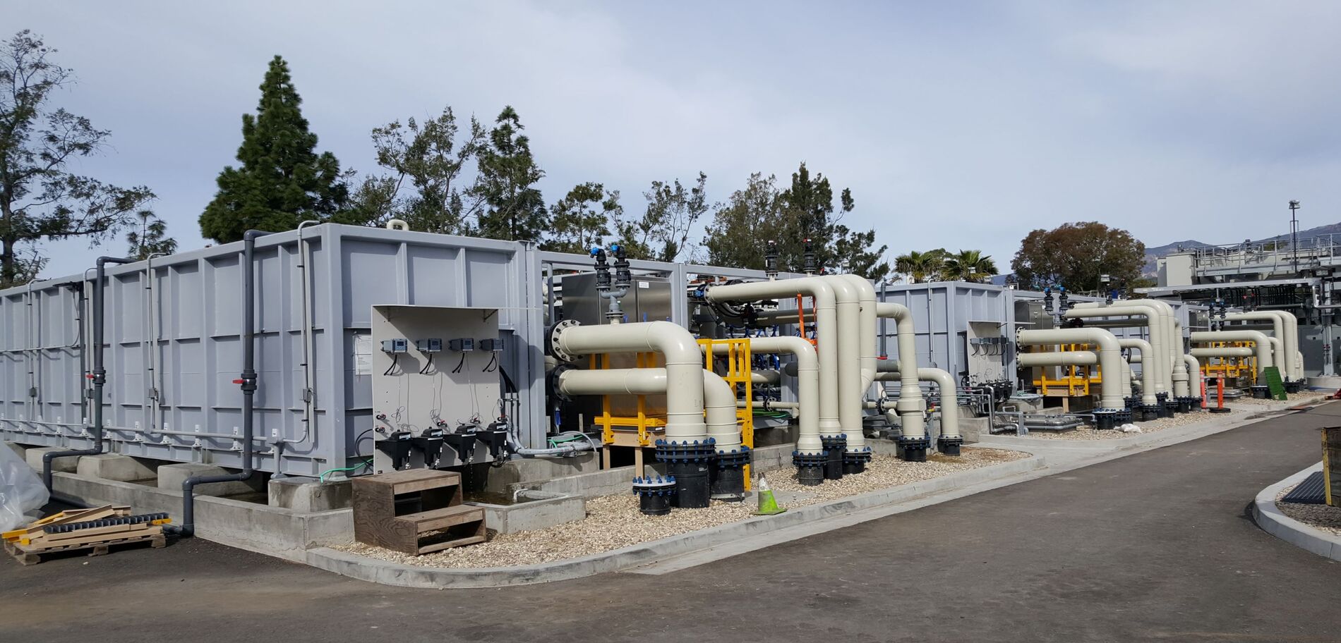 An image of desalination osmosis process