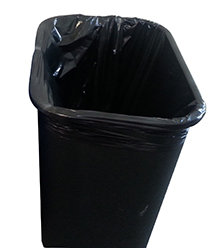 Black Trash Bin