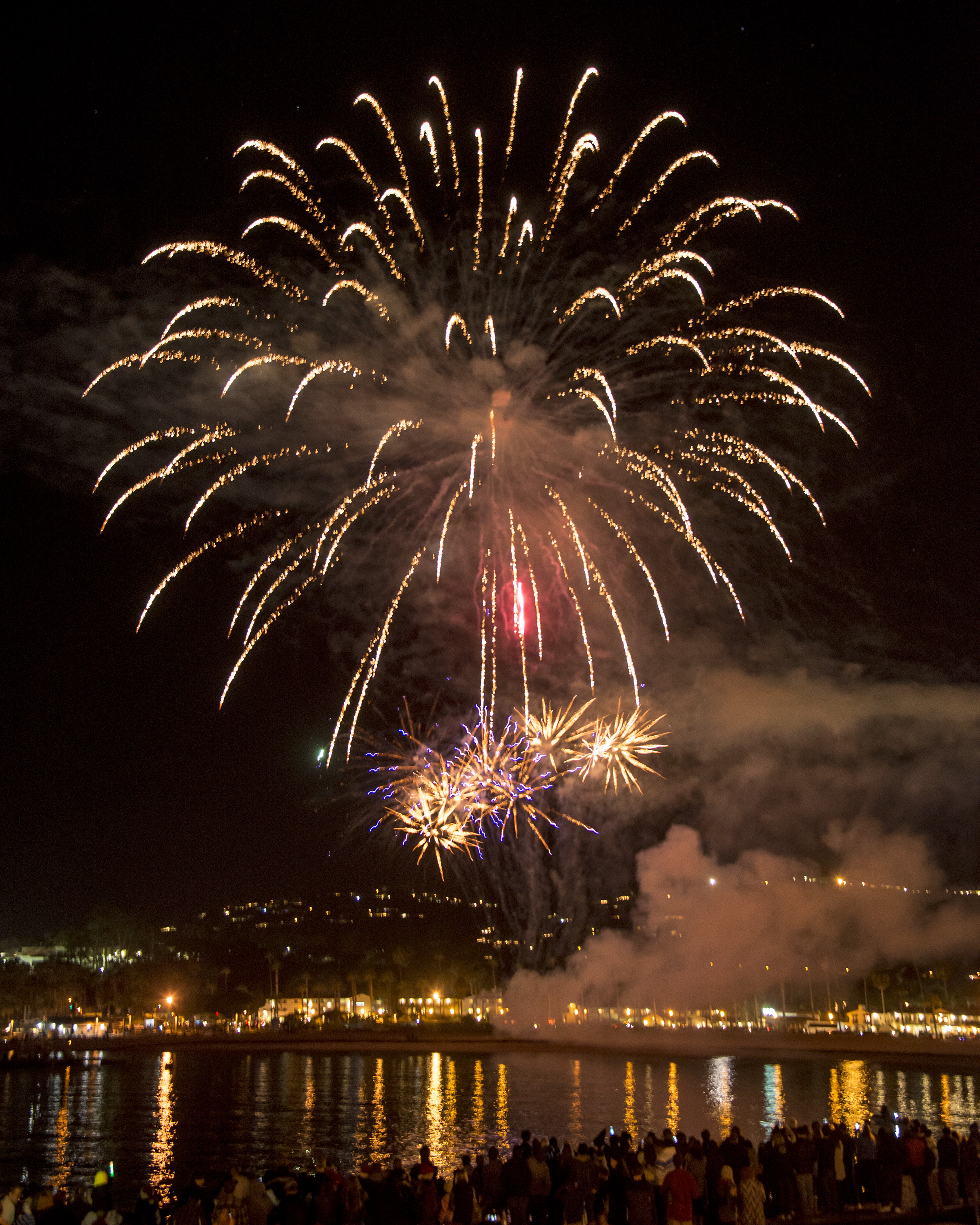 Parade of lights fireworks image