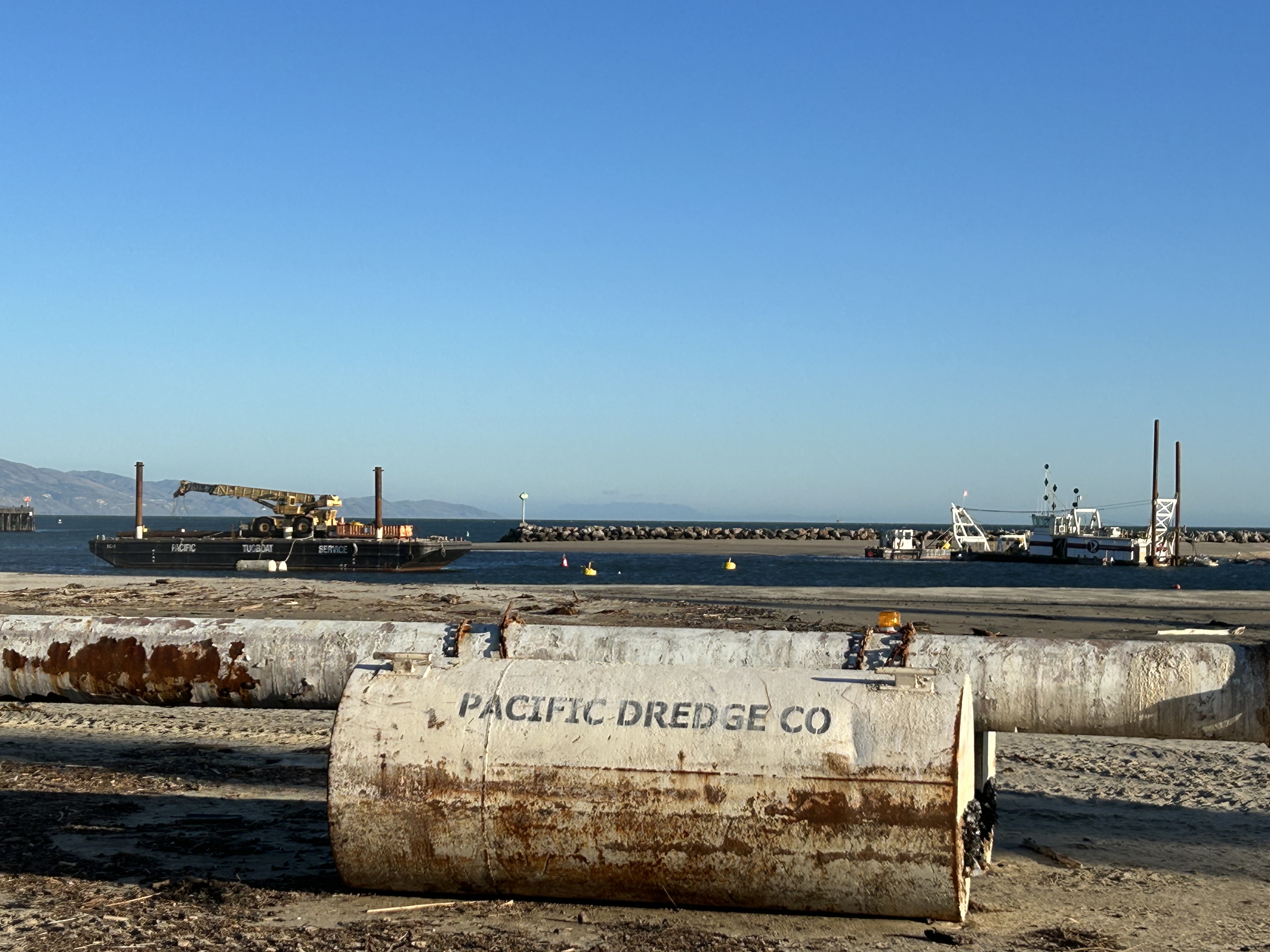 Dredging Operations from West Beach