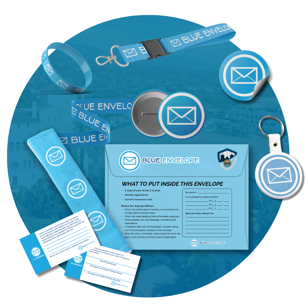 Blue Envelope Products png