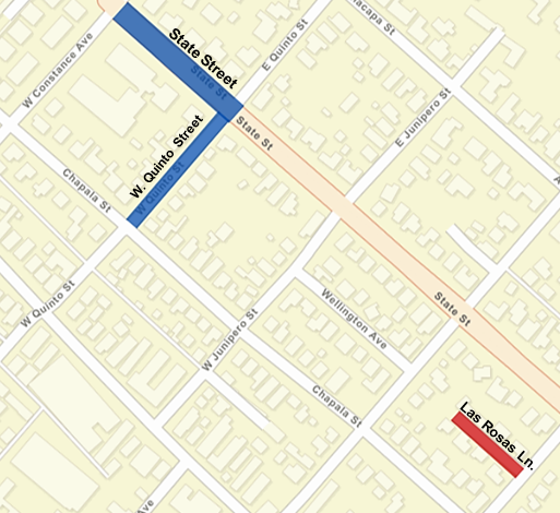 State Street, Quinto, Las Rosas Lane Paving