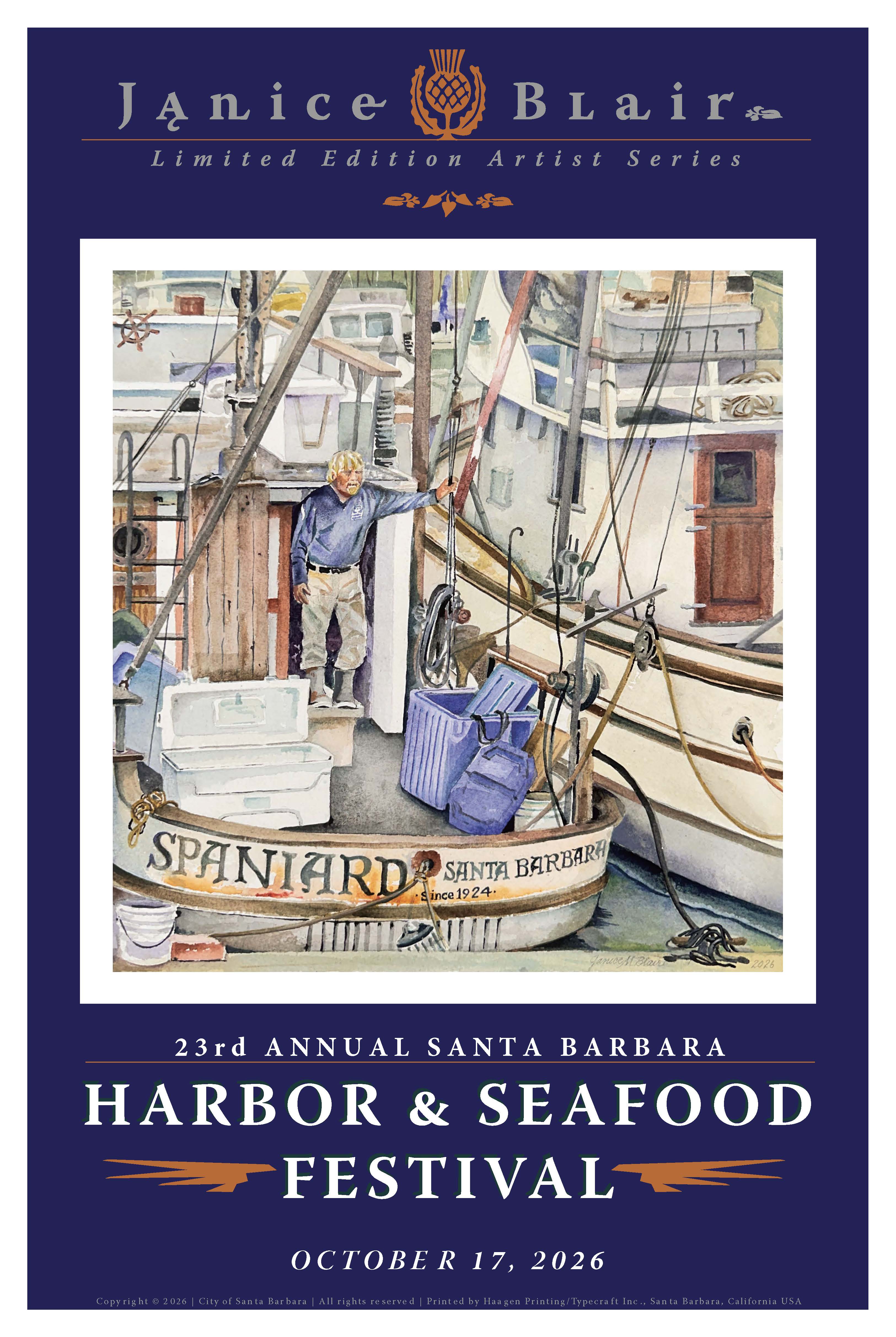 2026 Harbor & Seafood Festival Poster