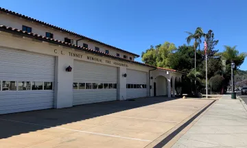 Front of Fire Station 1