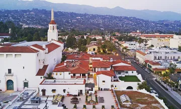 Bird's eye view of the City