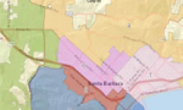 Map of Santa Barbara Districts