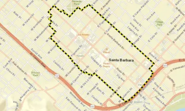 Central Business District boundary revision map