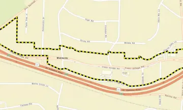 Coast Village Road Boundary Revision Map