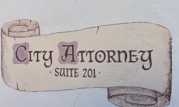 City Attorney Sign