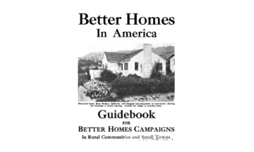 Better Homes in America 1920's