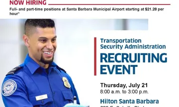 Information for TSA Recruiting Event July 21 2022