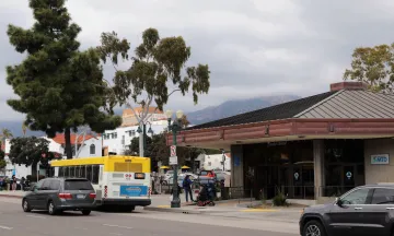 MTD Transit Center in downtown Santa Barbara.