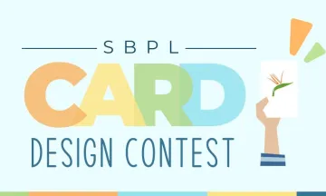 hand holding library card