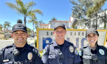 Three SBPD Officers