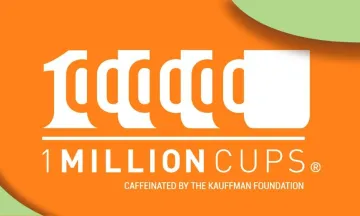 1 Million Cups Logo in orange