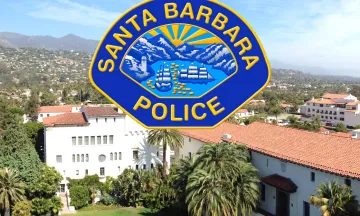 Graphic stating "a message from the Santa Barbara Police Department"