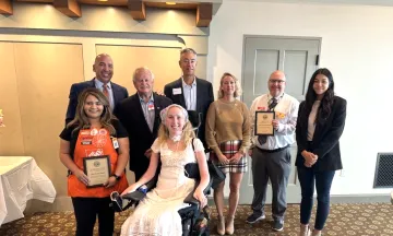Group photo of all the award recipients at the 2023 Mayor's Awards