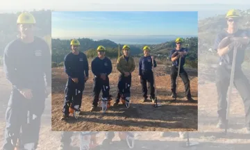 Image shows the new members of the Vegetation Management Crew