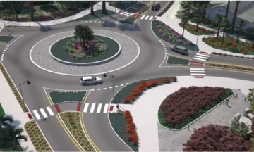 Los Patos Roundabout
