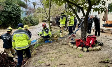 Mission Creek with Fire Fighters and Police Officers