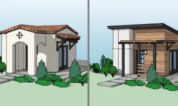 two sketched examples of possible preapproved ADUs