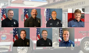 Photo (top row): Mike Billgren, Richard Ames, Ashlan Alldredge, Justin Kiel (bottom row) Brandon Paige, Paul Spinale, Michael Welker