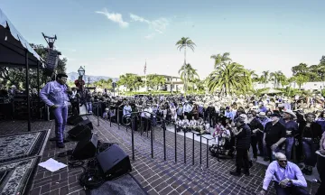 Chubby Checker performing at the Lobero. City Grantee Lobero Theatre Foundation. Photo Credit Sherry Rayn Barnett