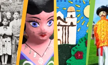 Collage of images of activities from Raíces y Sueños series.