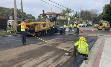 Paving Santa Barbara St