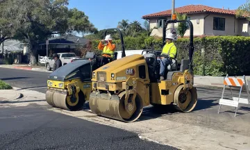 Paving Carrillo Street