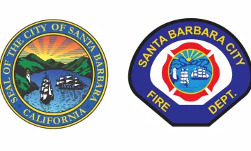 City of Santa Barbara Seal and Santa Barbara City Fire Dept Badge