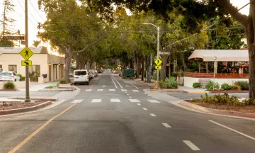 Image of the intersection of De La Vina and Canon Perdido Streets