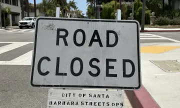 Road Closed Sign