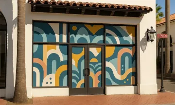 Vacant Window Beautification Program Rendering