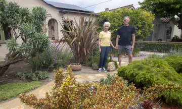 Photo of the 2025 Garden Contest Winner in their garden