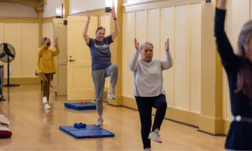 Participants of Stretch & Tone at the Carrillo Recreation Center