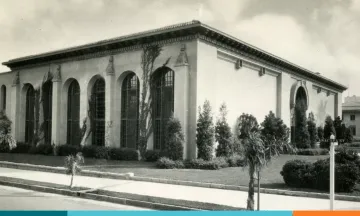 Historic photo of Santa Barbara Library