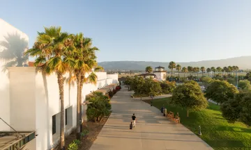 Scenic view outside the SBA terminal