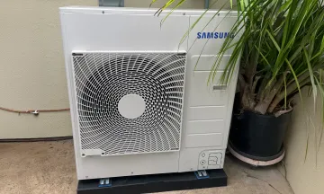 image of temperature equiqment installed outside of a house