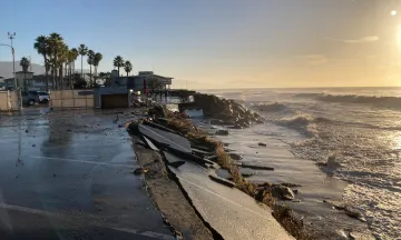Harbor West Parking Lot Collapse Sea Level Rise Waterfront
