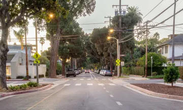 Example of Roadway Striping Configuration.