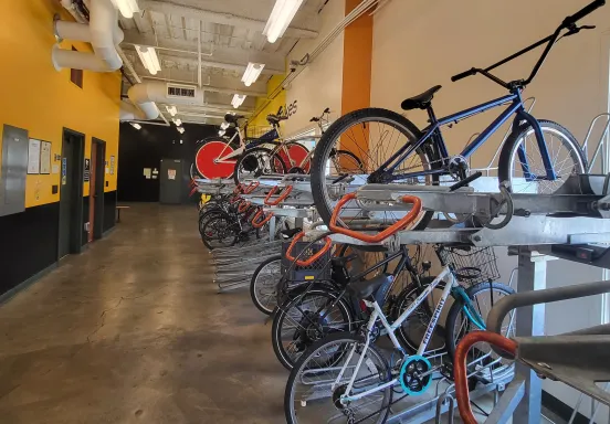Bicycle Parking at Granada Garage