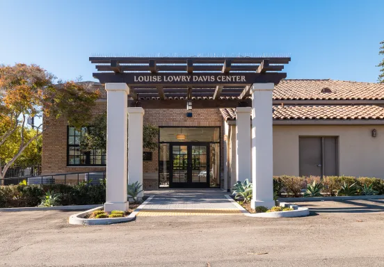 The entrance to the Louise Lowry Davis Center