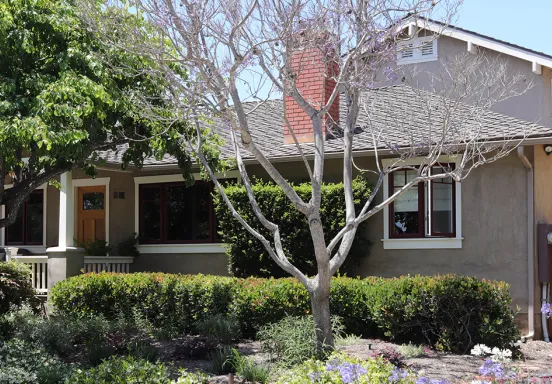 Image of a craftsman house in the San Roque neighborhood