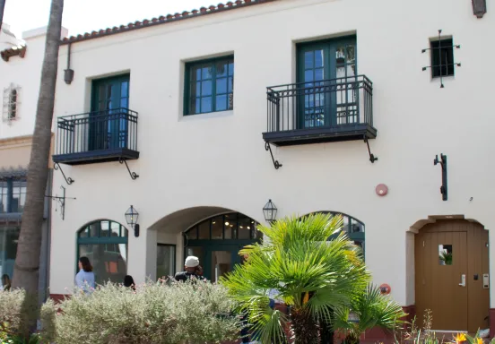 821 State Street view from state street looking at two story building