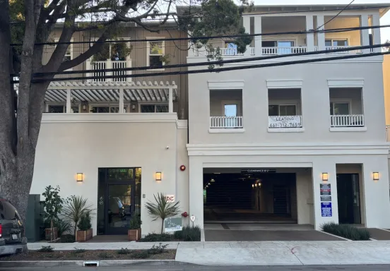 Street view of a multi-family residential building in Santa Barbara