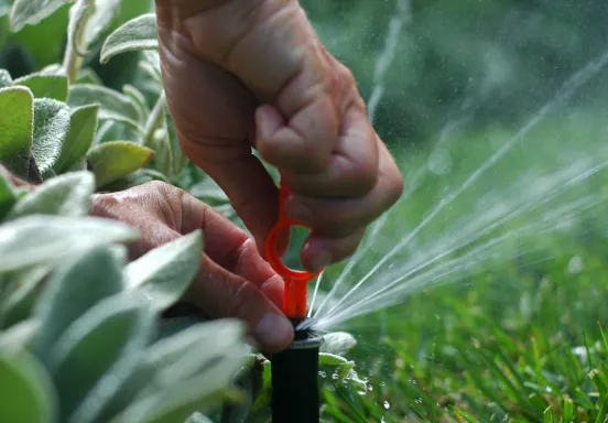 Manual Sprinkler Adjustment
