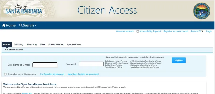 ACA Permit Portal