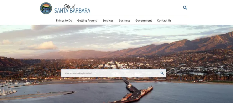 image of SantaBarbaraCAgov Home page